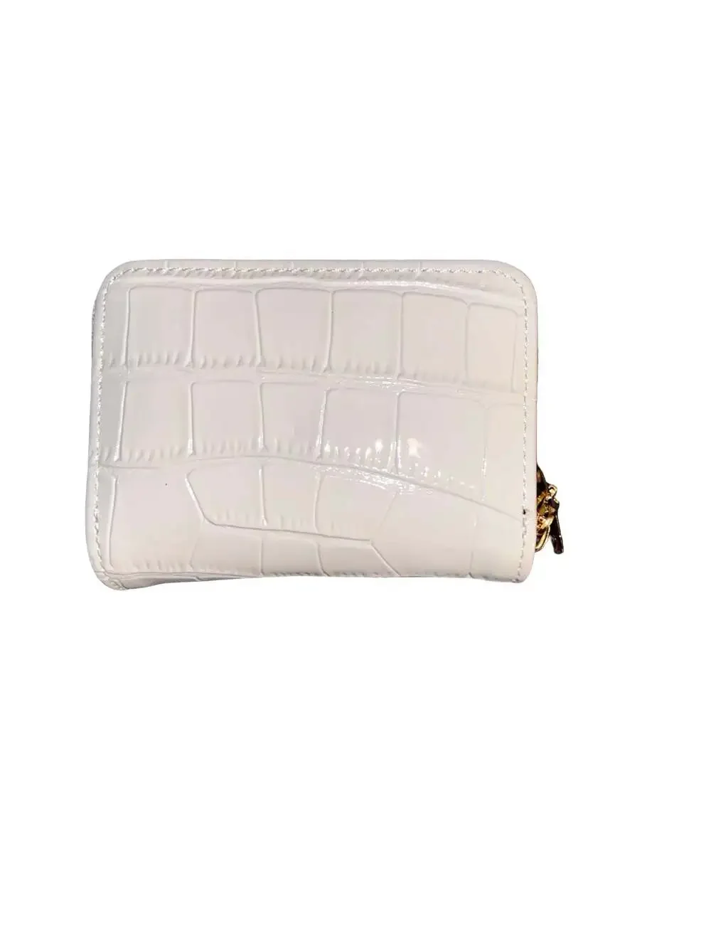 I'm a SWIFTIE Crocodile Pattern Double Zipper Accordion Card Holder Wallet
